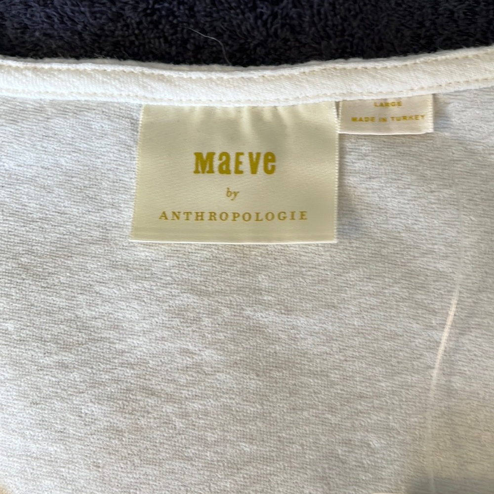 NWT- ANTHROPOLOGIE MAEVE LONG SLEEVE TOP - Picture 5 of 9